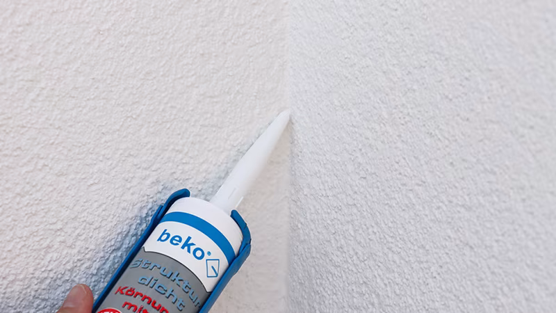 Strukturdicht 310 ml weiß-strukturiert, Körnung 3 GROB