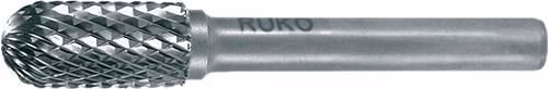 Frees WRC Ø 6 mm, koplengte 16 mm, schachtdiameter 6 mm, hardmetaal, helder verzinkt, KVZ 4 RUKO merk Frees WRC hardmetalen blank met KVZ 4 RUKO-vertanding uit de categorie frezen met onderdeelnummer 4000602816
