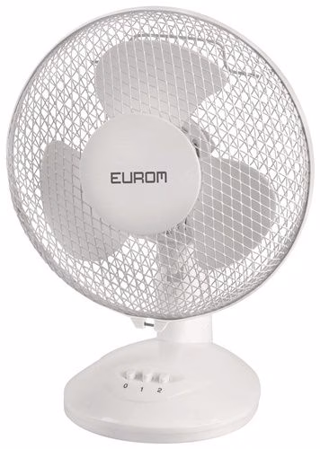 Primary Image 2208842 Tischventilator Ø 40 cm Höhe 555 mm 220-240 V50 Hz 45 W Weiß EUROM