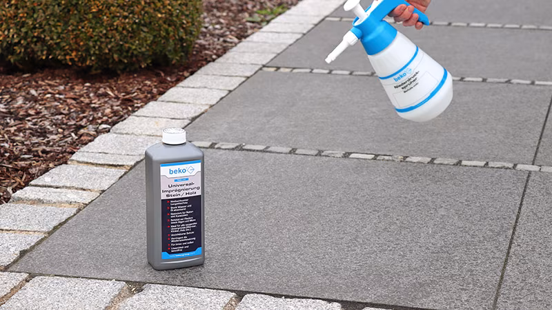 TecLine Universal-Imprägnierung Stein/Holz 5 l Kanister Pfad, Gehweg, Bürgersteig, Flasche, Steinplatte