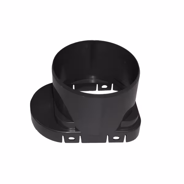 Venduct Adapter zum Anschluss an DN 125 von der Marke Klöber Venduct Adapter für Flachlüfter Typ Farbe: schwarz aus der Kategorie Steildachdurchgänge mit der Artikelnr. KG979000-1