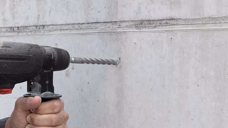 beko Injektionsmörtel 400 ml, inkl. 1 Zwangsmischer Gerät, Elektrische Bohrmaschine, Werkzeug, Konstruktion, Person