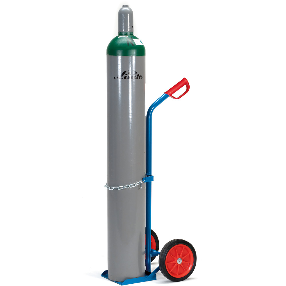 Stalen flessenwagen 51229V Massieve rubberen banden