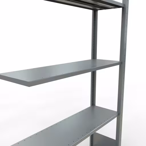 Produktbild Nr.15 des Artikels Anbauregal, Fachbodenregal Stecksystem MULTIplus150, 2000 x 1000 x 300 mm (HxBxT), 5 Fachböden, Längenriegel, verzinkt aus der Produktreihe Stecksystem von der Marke Schulte Lagertechnik