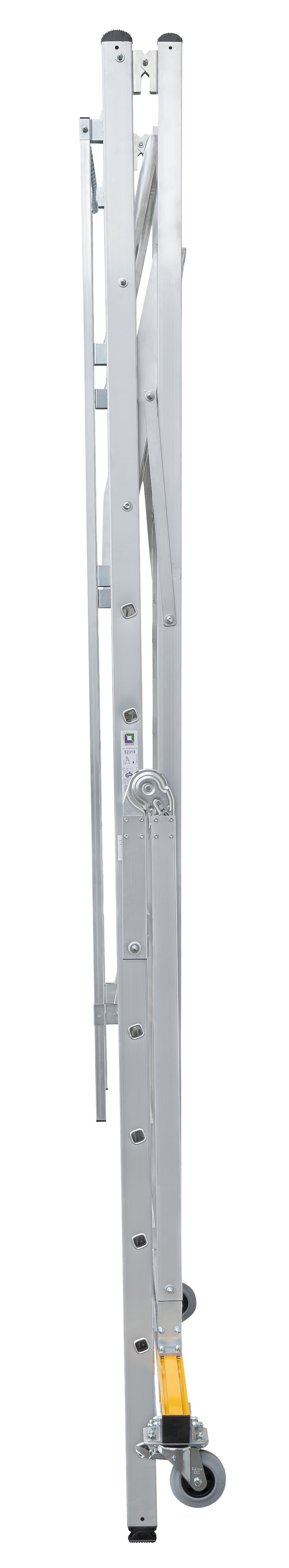 Munk Plattformleiter klappbar und fahrbar 5 Stufen