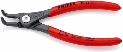 Detailbild 4055004 Außensicherungsringzange A 11 für Wellen Ø 10-25mm 90Grad gewinkelt Länge 130mm KNIPEX