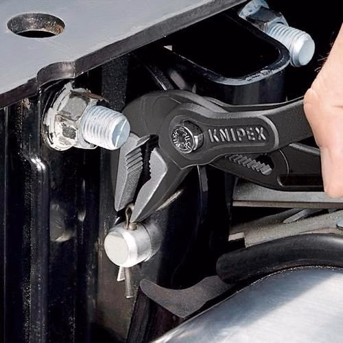 Wasserpumpenzange Cobra® ES Länge 180mm Spannweite 32mm poliert Kunststoff-Überzug KNIPEX