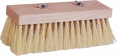 Épurateur de goudron, 225 mm de long, fibre de coco naturelle, corps plat en bois avec écrous papillon, de la marque Brosse à goudron, 225 mm de long, fibre de coco naturelle, corps plat en bois avec écrous papillon, de la catégorie des balais industriels et de voirie, référence 9000470168