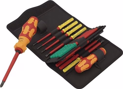 Schraubendrehersatz Kraftform Kompakt VDE 17 RA 1 17-teilig Schlitz/PH/PZ/PZ/S/Torx WERA aus der Kategorie VDE-Schraubendreher mit der Artikelnr. 4000828157