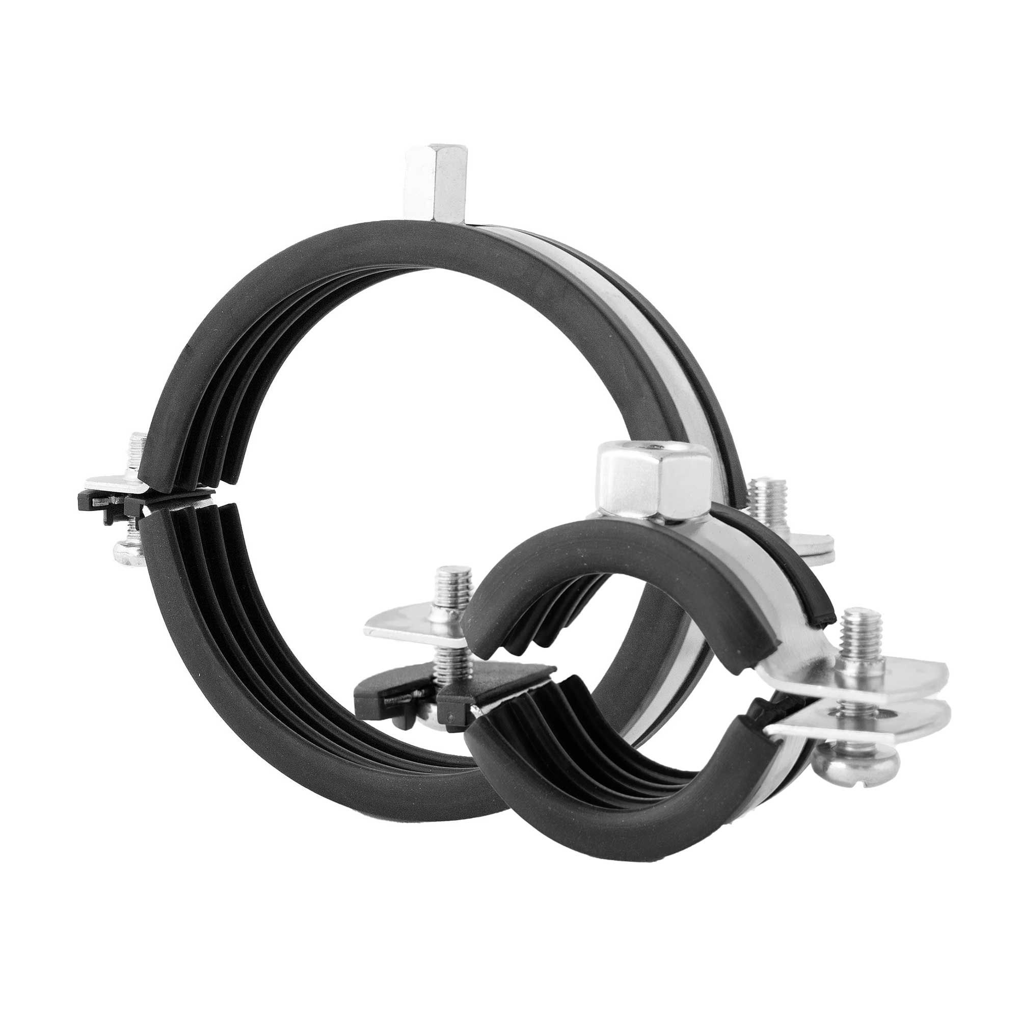 Fixotec Schraubrohrschelle Classic Pro M8 und M8/M10 aus der Kategorie Zweischraubrohrschellen