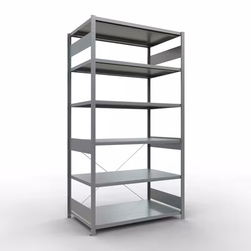 Stecksystem Grundregal 2500x1300x800 mm, Typ 250 kg, verzinkt von der Marke Schulte Lagertechnik Stecksystem Grundregal 2500x1300x800 mm, Typ 250 kg, verzinkt aus der Kategorie Grundregal mit der Artikelnummer 12981-130