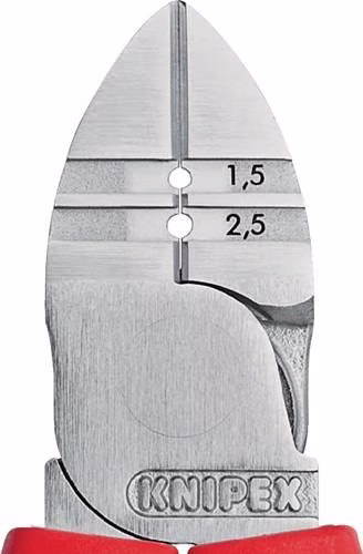 Detailbild 3996105 Abisolierseitenschneider Länge 160mm 1,5/2,5mm² poliert Mehrkomponenten-Hüllen KNIPEX
