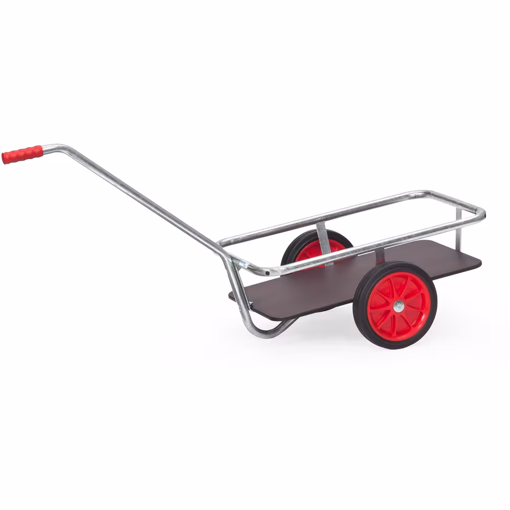 Handwagen 6091V - Vollgummiräder Ø260 mm von der Marke Fetra Handwagen verzinkt aus Stahlrohr geschweißt, feuerverzinkt. gür die Verwendung im Außenbereich geeignet Typ Bereifung: Vollgummi aus der Kategorie Handwagen/Pritschenwagen mit der Artikelnr. 6091V