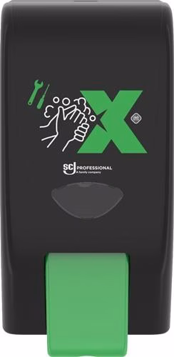 Spender Hautreinigung Stark Schaum PROLINE H345xB175xT150 circa mm 3,25l schwarz/grün aus der Kategorie Hand und Haut, Reinigung und Schutz mit der Teilenummer 8002899227