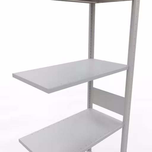 Anbauregal, Fachbodenregal Stecksystem MULTIplus150, 3000 x 750 x 400 mm (HxBxT), 7 Fachböden, Längenriegel, RAL 7035 lichtgrau mit der Artikelnr. 32647-75-LR Anbauregal, Fachbodenregal Stecksystem MULTIplus150, 3000 x 750 x 400 mm (HxBxT), 7 Fachböden, Längenriegel, RAL 7035 lichtgrau von Schulte Lagertechnik aus der Kategorie Stecksystem