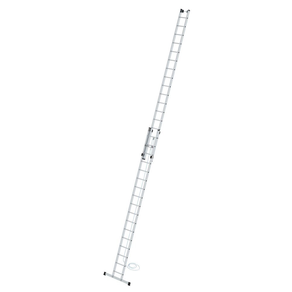 Munk 2-delige sportentouwladder met standaardtraverse, 2x17 sporten van Günzburger Steigtechnik Munk 2-delige touwladder met standaard dwarsbalk uit de categorie uitschuifladders, touwladders met artikelnummer 021717