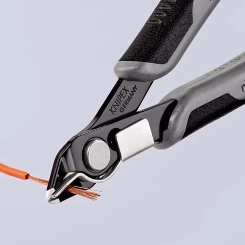 Elektronik-Seitenschneider Super-Knips® Länge 125mm Form 7 Facette nein brüniert KNIPEX