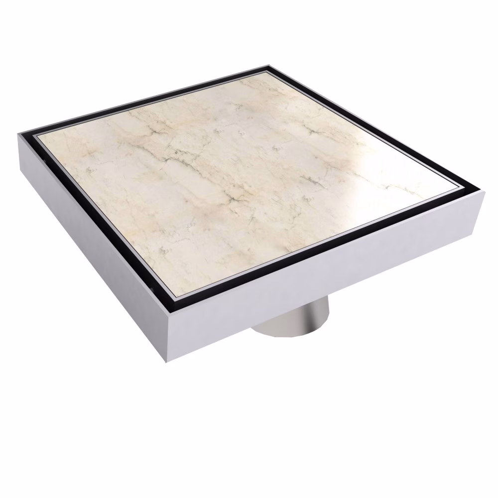 Ohne Text 3963853 MERT ULTRA FLAT 20x20cm vloerafvoer "FLIESEN" DIN 50