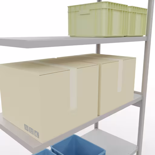 Produktbild Nr 13 des Artikels Anbauregal, Fachbodenregal Stecksystem MULTIplus250, 3000 x 1300 x 600 mm (HxBxT), 7 Fachböden, Längenriegel, RAL 7035 lichtgrau Abbildung Nr 13 des Artikels Anbauregal, Fachbodenregal Stecksystem MULTIplus250, 3000 x 1300 x 600 mm (HxBxT), 7 Fachböden, Längenriegel, RAL 7035 lichtgrau aus der Produktgruppe Stecksystem von der Marke Schulte Lagertechnik