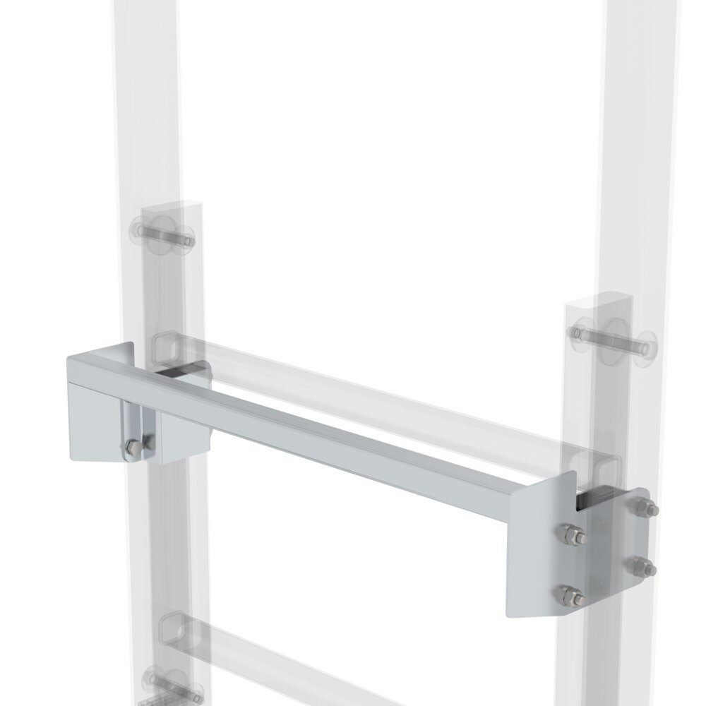 Munk Ausstiegstritt Alu-blank Spaltmaß 100mm von Günzburger Steigtechnik Munk Ausstiegstritt Alu-blank aus der Kategorie Steigtechnik Zubehör & Ersatzteile mit der Artikelnr. 062966, Ablage, Griff