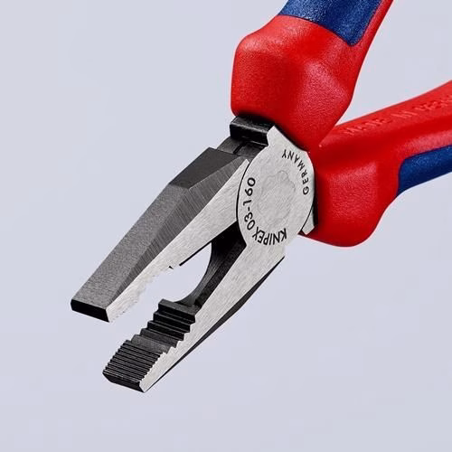 Detailbild 4041184 Kombizange Länge 160 mm poliert Comfort-Griff KNIPEX
