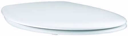 Abattant de WC en céramique GROHE Bau avec couvercle, 362 x 459 mm, blanc alpin, référence 6000519728