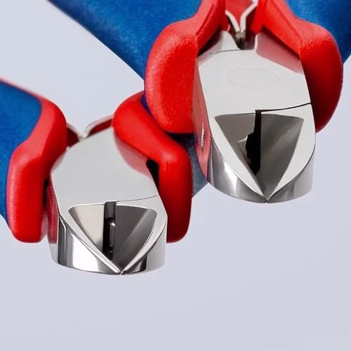 Elektronikseitenschneider Länge 115mm Form 0 Facette ja,klein 2K-Hülle KNIPEX